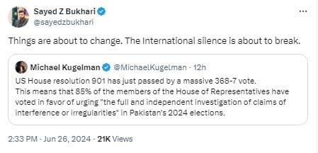— Screengrab of Zulfi Bukharis X post.