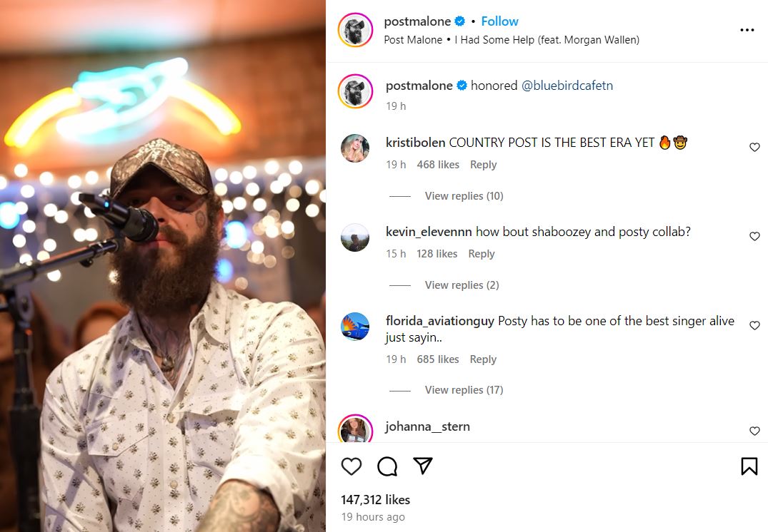 Post Malone hypes up album F-1 Trillion with tour and performances
