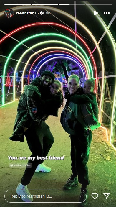 Tristan Thompson drools over ex Khloe Kardashian on her 40th birthday