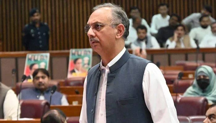 Pakistan Tehreek-e-Insaf (PTI) Secretary-General Omar Ayub Khan. — Facebook/Omar Ayub Kha