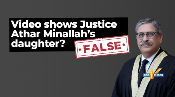 Fact-check: Woman in viral video not related to Justice Athar Minallah