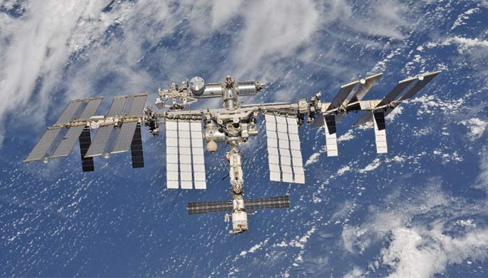An image of the International Space Station, — Reuters/File