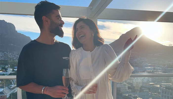 Indian star batter Virat Kohli with his wife Anushka Sharma. — Instagram/@virat.kohli