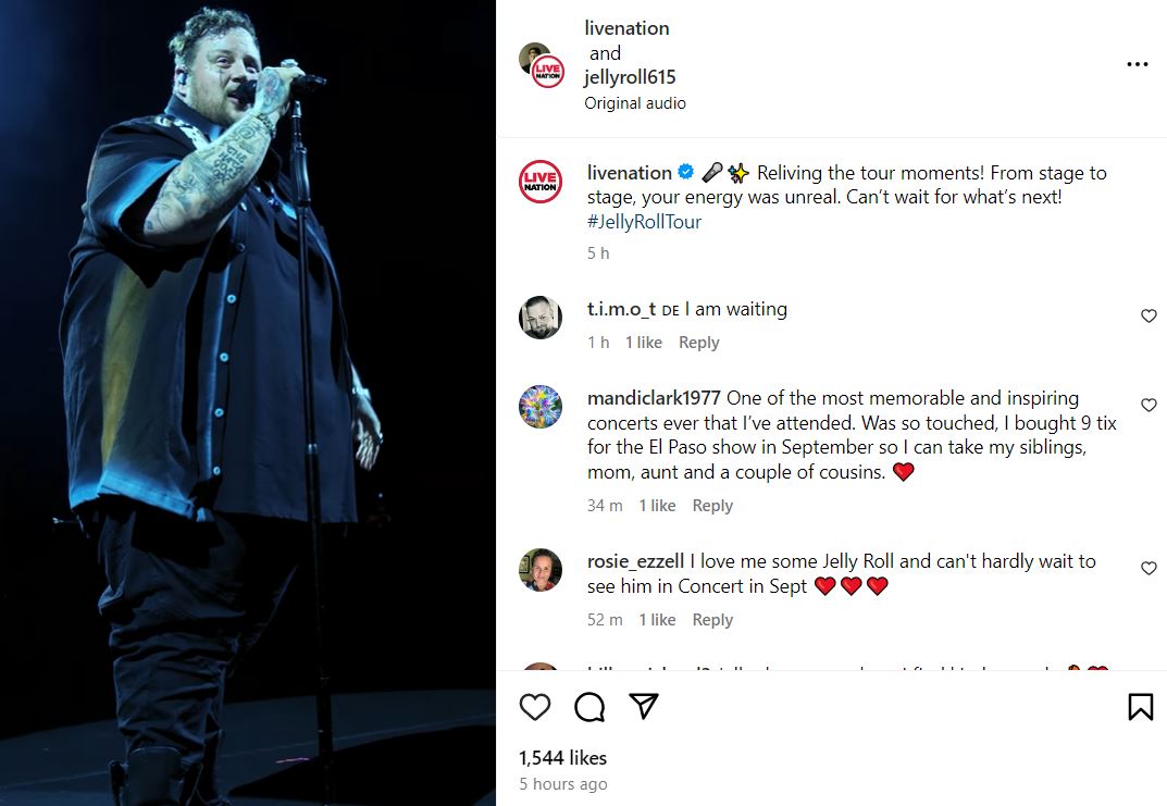 Jelly Roll hypes up The Beautifully Broken Tour reliving tour moments