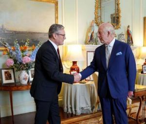 Keir Starmer officially appointed UK's prime minister after meeting King Charles