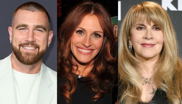 Travis Kelce on Julia Roberts, Stevie Nicks encounter at Taylor Swift show