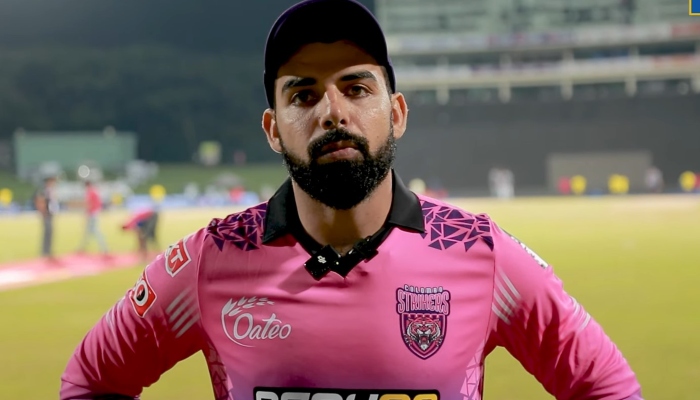 Pakistani all-rounder Shadab Khan. — Screengrab/YouTube/SriLankaCricket