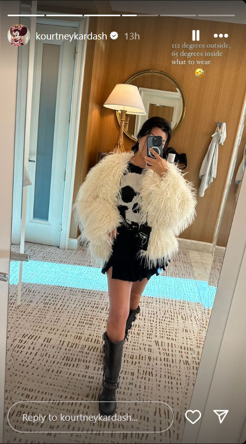 Kourtney Kardashian rocks out to Travis Barkers performance with Blink-182