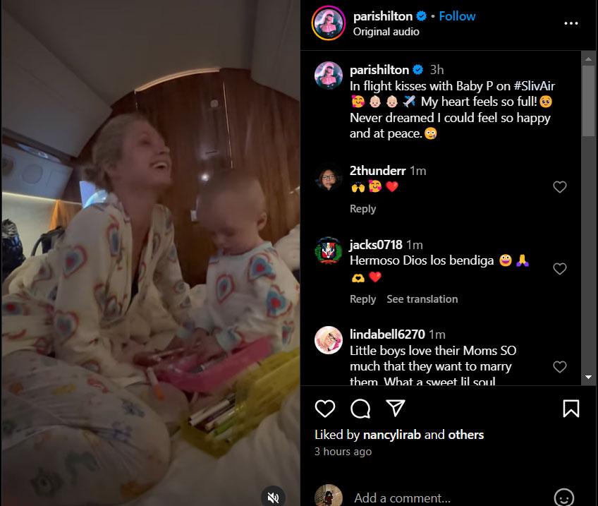 Kids make Paris Hilton over the moon: My heart feels full