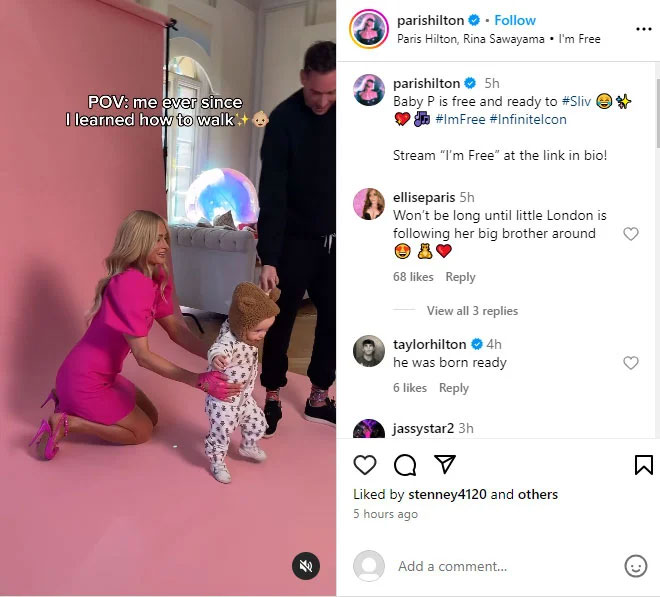 Kids make Paris Hilton over the moon: My heart feels full