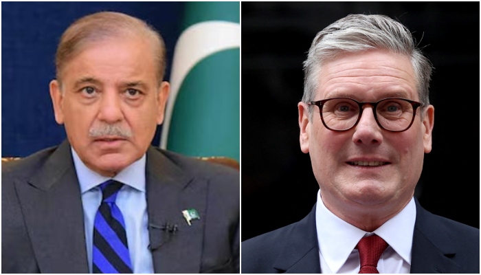 Prime Minister Shehbaz Sharif (left) and UK Prime Minister Keir Starmer. — Reuters/File