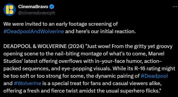 Few minutes of Deadpool & Wolverine blows away audience mind