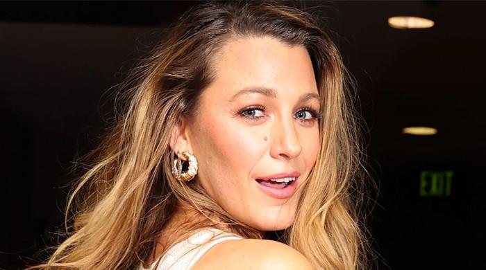 Blake Lively reveals her DIY skills with handmade floral jeans