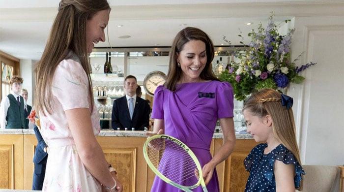 ‘Wing girl' Princess Charlotte keeps poses mum Kate Middleton strong at Wimbledon