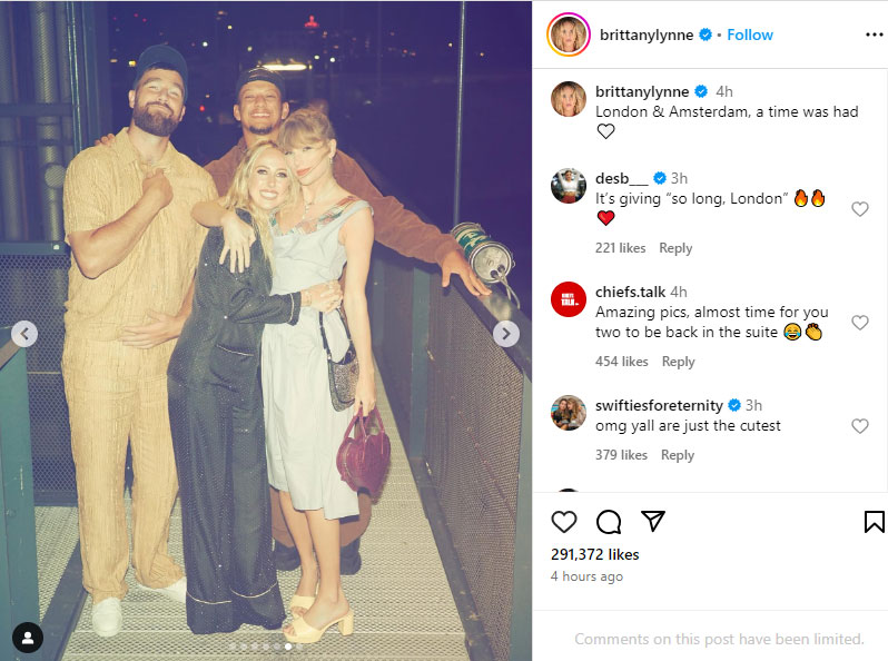 Brittany Mahomes shares insight into her family vacation to Europe
