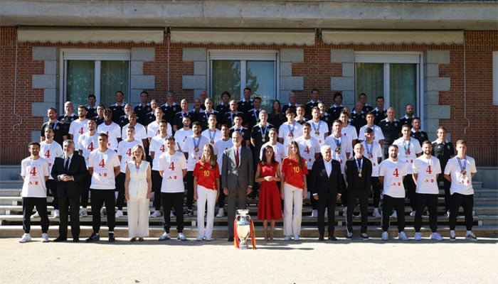 King Felipe VI hosts Euro 2024 heroes
