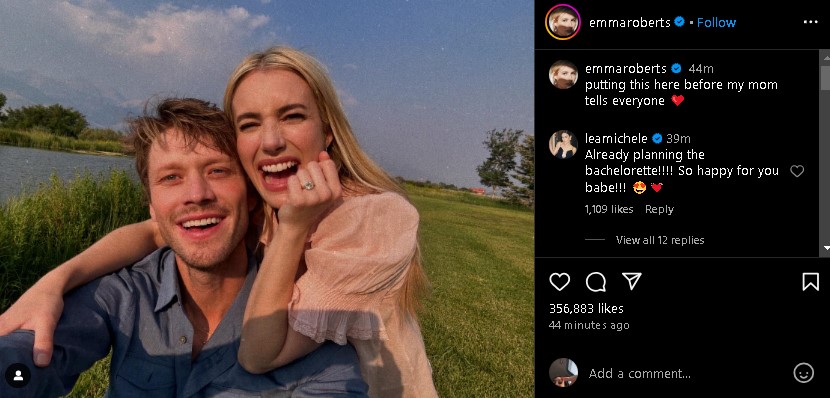 Emma Roberts and Cody John get engaged after two years of dating