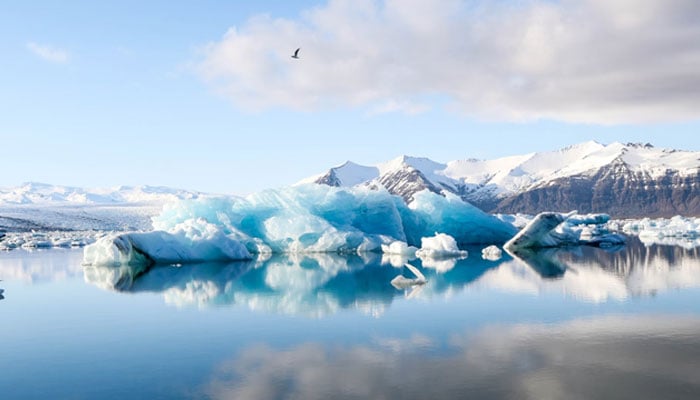 This representational image shows a melting glacier. — Unsplash
