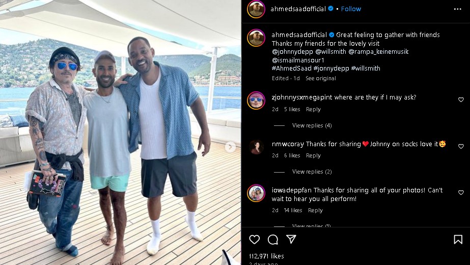 Johnny Depp and Will Smiths friendship celebrated by fans