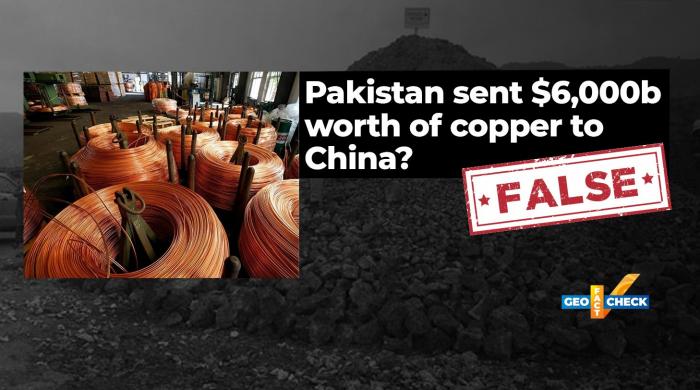 Fact-check: No, Hamid Mir did not claim Pakistan exported $6,000bn worth of copper to China