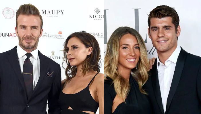 Victoria, David Beckham dazzle on double date with footballer Álvaro Morata
