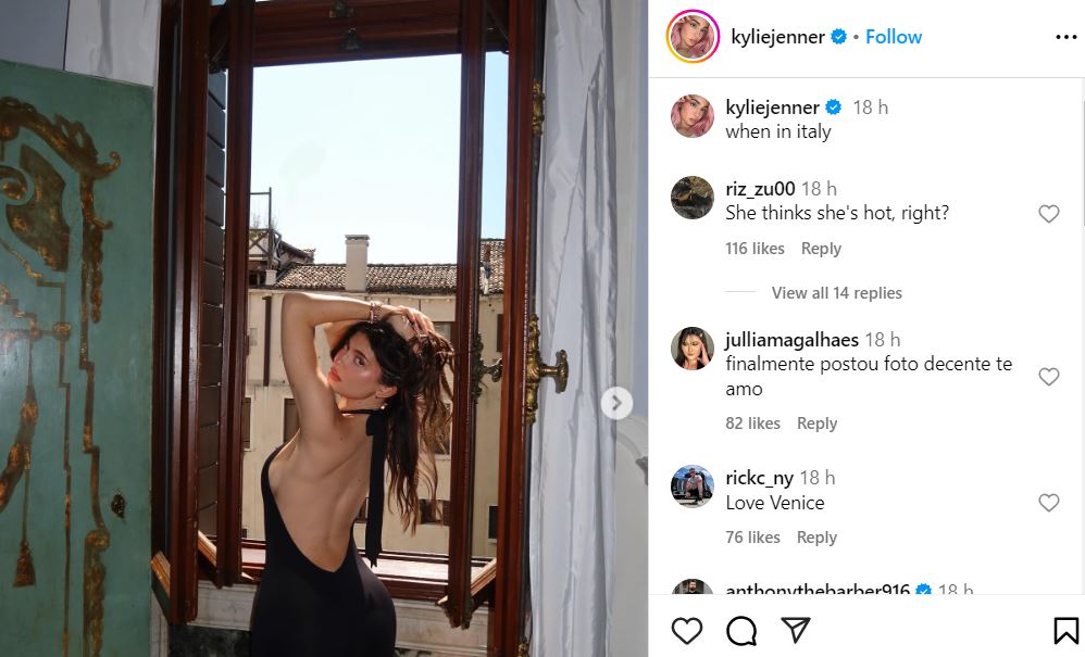 Kylie Jenner gives insights into dreamy Italian getaway
