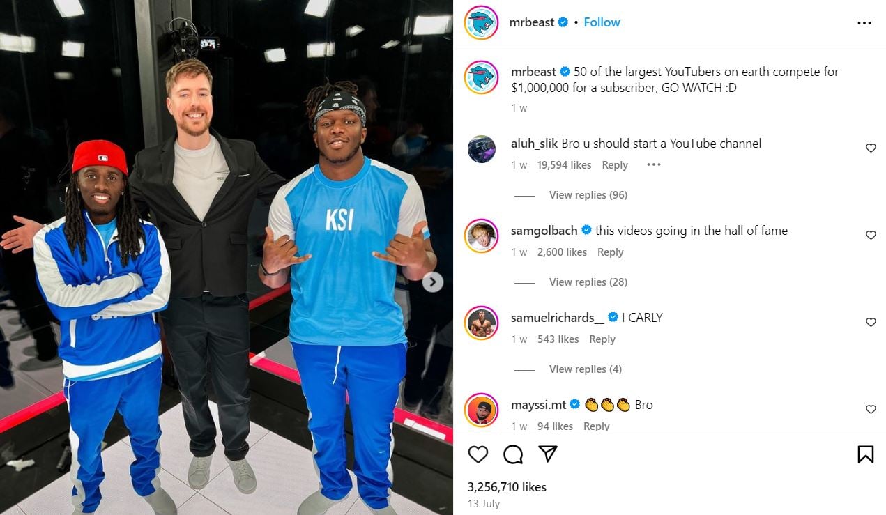 MrBeast teases never-before-seen collaboration in latest update