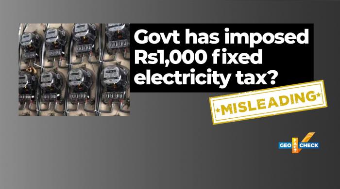 Fact-check: Rs1,000 fixed electricity tax on domestic consumers?