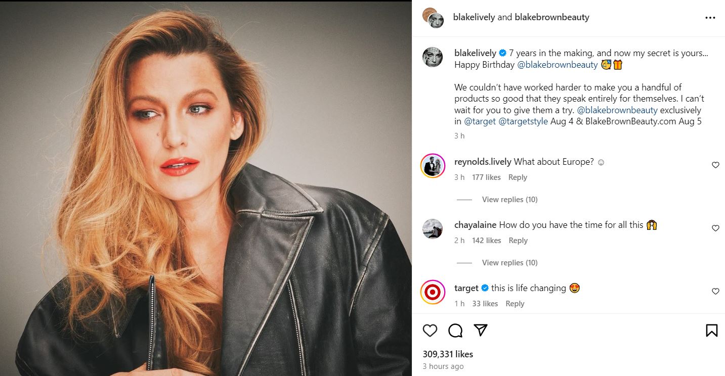Blake Lively finds sweet way to pay tribute to late father: Blake Brown