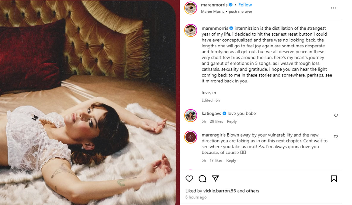 Maren Morris impresses fans with latest move
