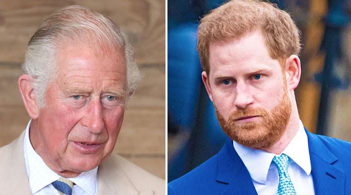 Prince Harry playing three-dimensional chess game with his father