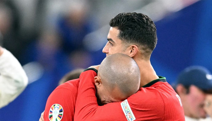Ronaldo pays tribute to his teammate Pepe as he announces retirement. —Reuters