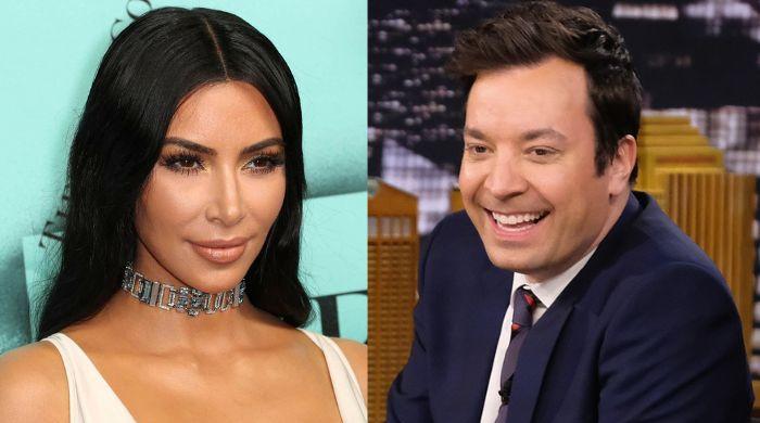 Kim Kardashian, Jimmy Fallon face off in hilarious video Kim Kardashian, Jimmy Fallon face off in hilarious video