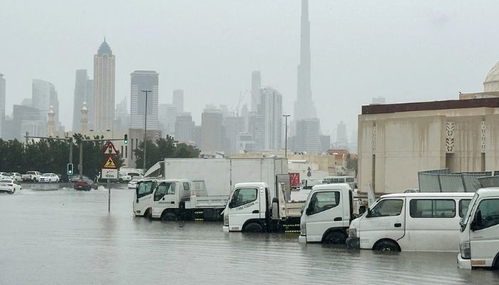 Flood stricken street in Saudi Arabia. — Reuters/File