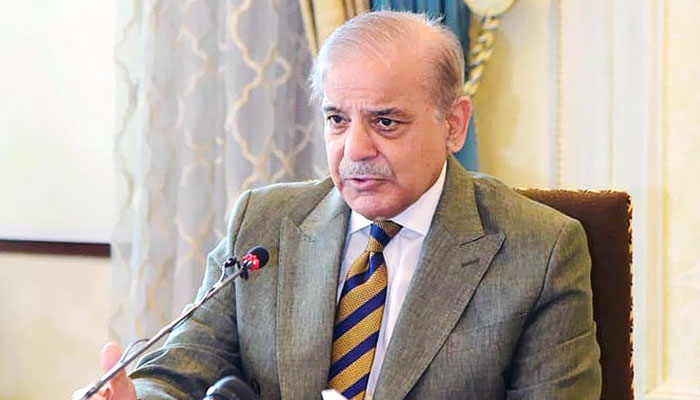 Prime Minister Shehbaz Sharif chairs a meeting of the federal cabinet. — APP/File
