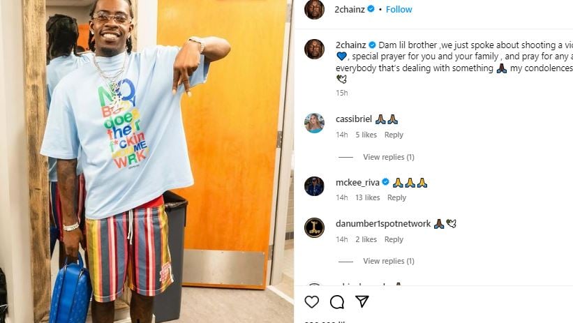 2 Chainz pays homage to little brother Rich Homie Quan following his death