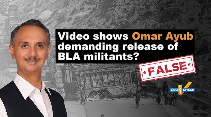 Fact-check: Posts claiming Omar Ayub demanded release of BLA militants is false
