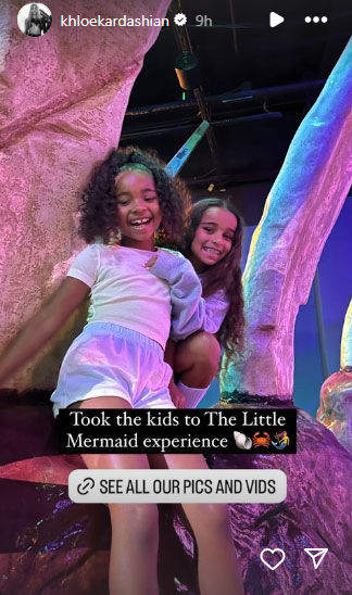 Khloe Kardashian enjoys under water trip with kids