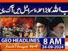 Geo Headlines 8AM | 24 September 2024