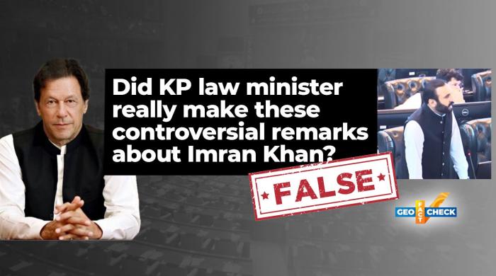 Fact-check: False claims spread about KP law minister's remarks about Imran Khan