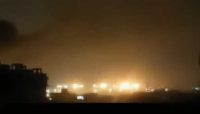 Loud explosion heard near Karachi’s airport. — Screengrab via Geo News