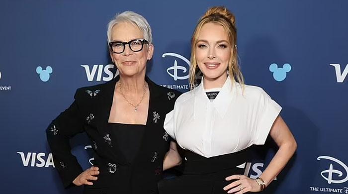 Jamie Lee Curtis dishes on Lindsay Lohan's mom mode at 'Freakier Friday' set