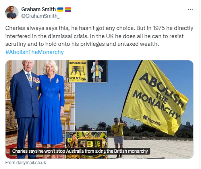 Anti-monarchy group reacts to King Charles latest bold decision