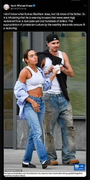 David Beckhams son Romeo confirms romance with fellow nepo baby