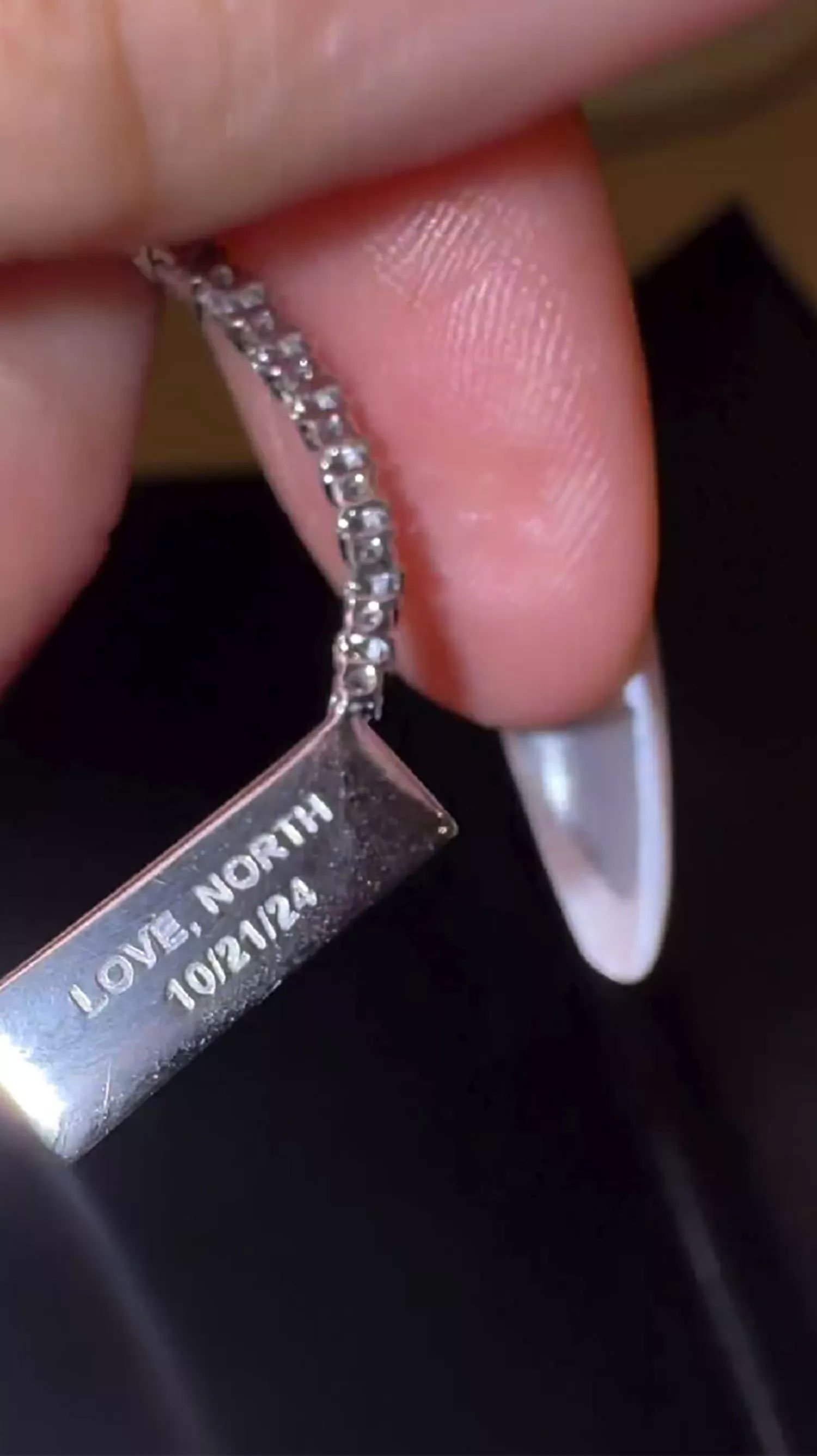Kim Kardashian flaunts diamond studded birthday gift from daughter North