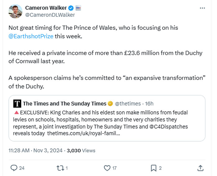 Prince William strongly responds to latest allegations