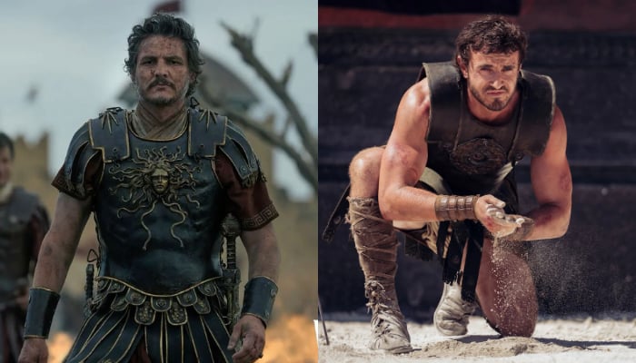 Pedro Pascal and Paul Mescal both trained to portray their characters in Gladiator II
