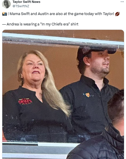 Taylor Swifts mother Andrea embraces Chiefs era at Arrowhead Stadium