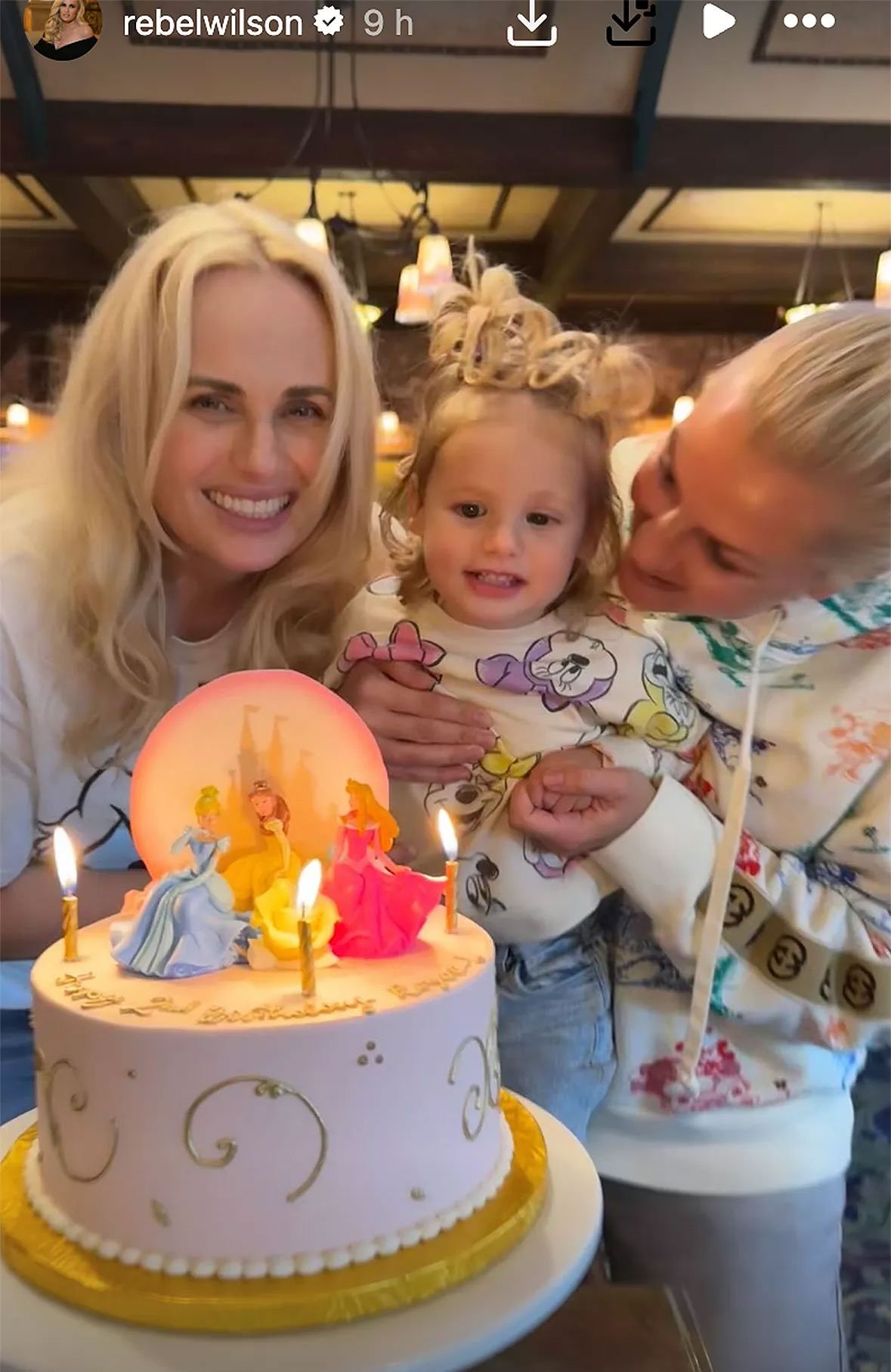 Rebel Wilsons baby girl gets Disney-inspired birthday