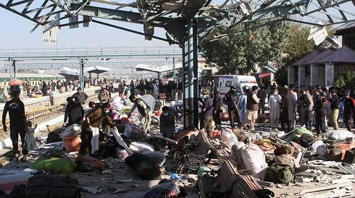 At least 27 killed, over 60 injured in suicide blast at Quetta railway station
